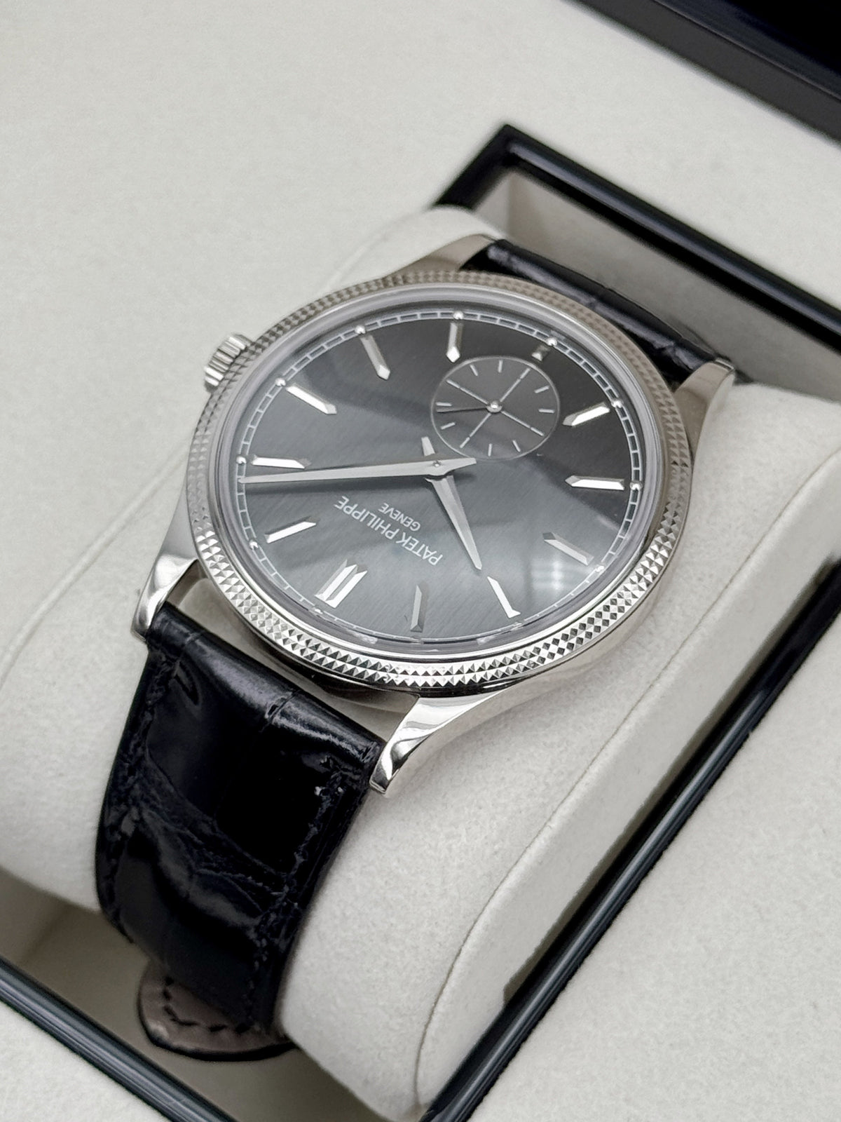 NEW 2026 Patek Philippe Calatrava 40mm 6119G  White Gold Gray Dial