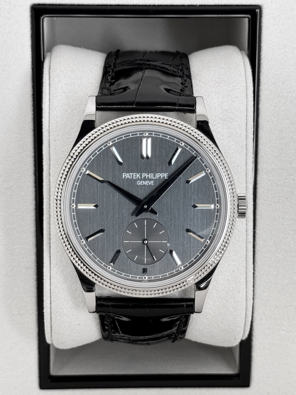 NEW 2026 Patek Philippe Calatrava 40mm 6119G  White Gold Gray Dial