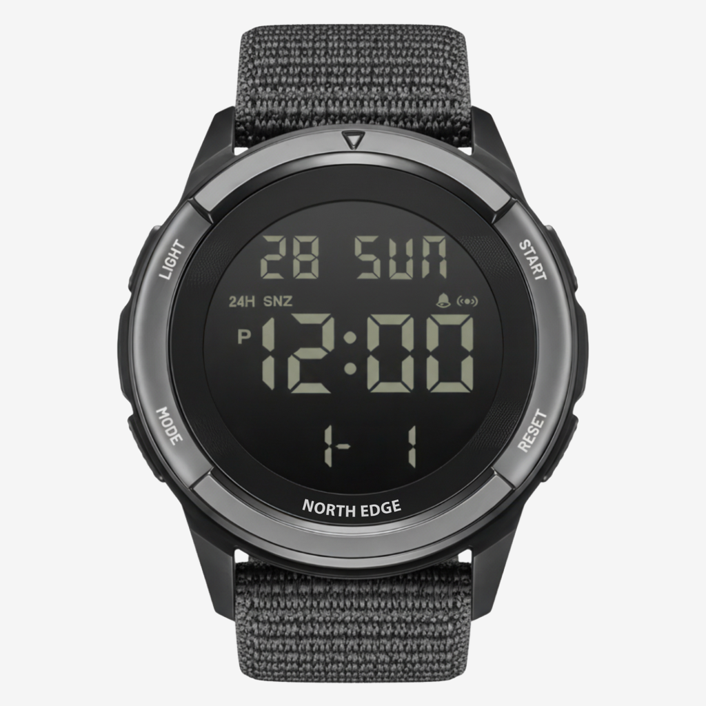 NorthEdge 45 — Digital Carbon Fiber Field Watch for Extreme Adventure