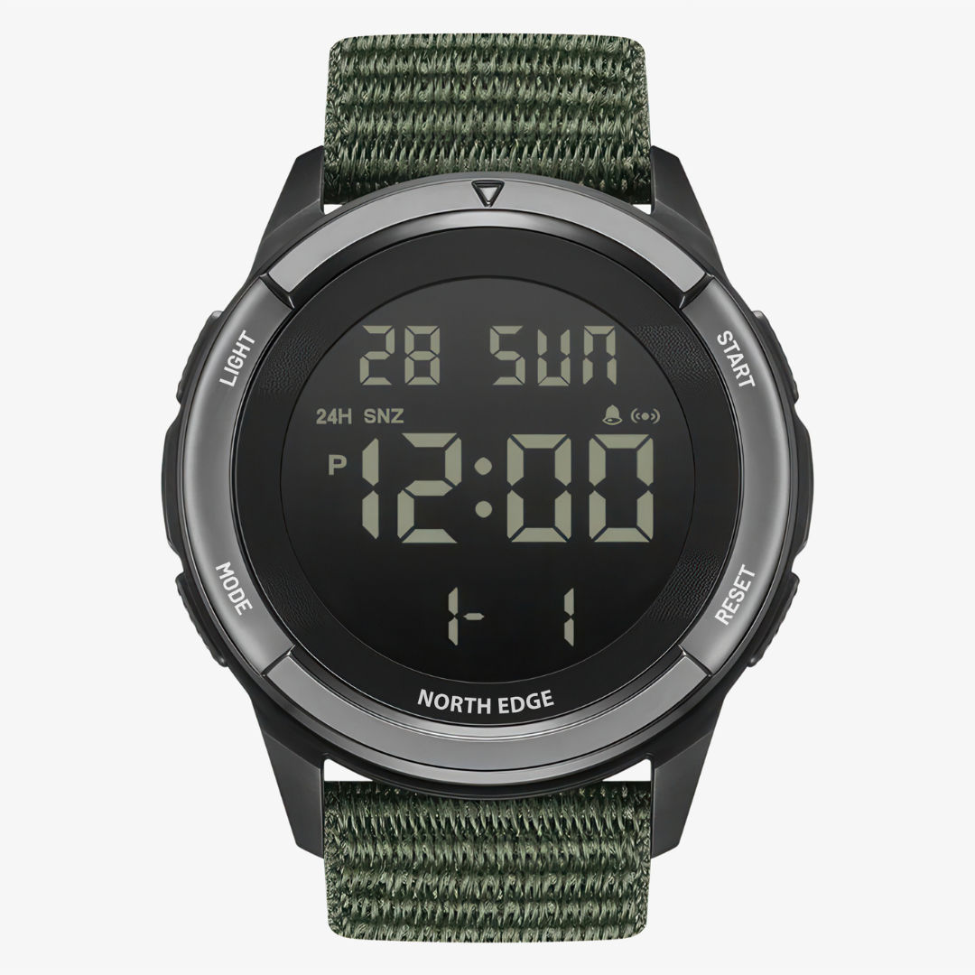 NorthEdge 45 — Digital Carbon Fiber Field Watch for Extreme Adventure