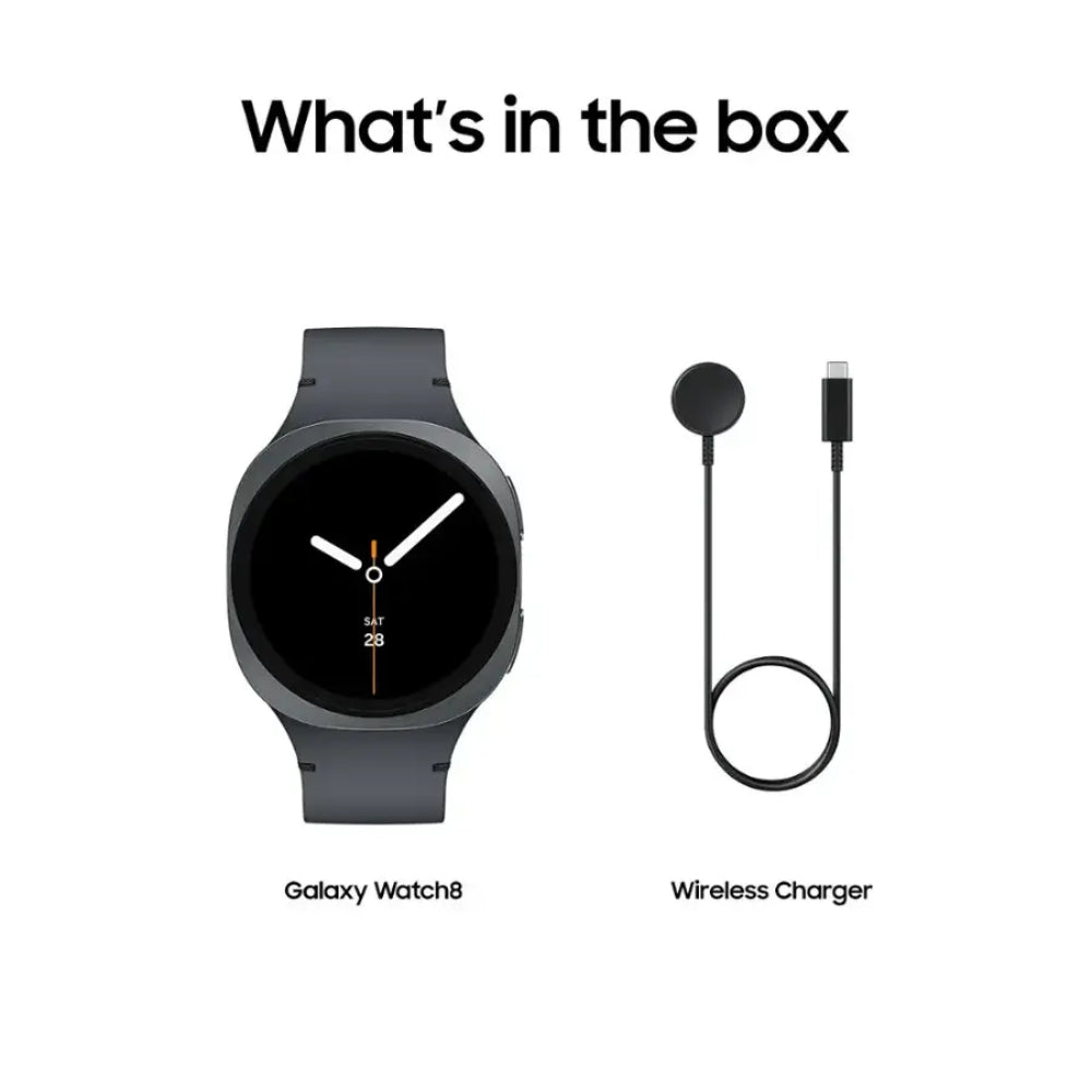 Samsung Galaxy Watch8 Aluminum Case Smartwatch with Sport Band - Bluetooth