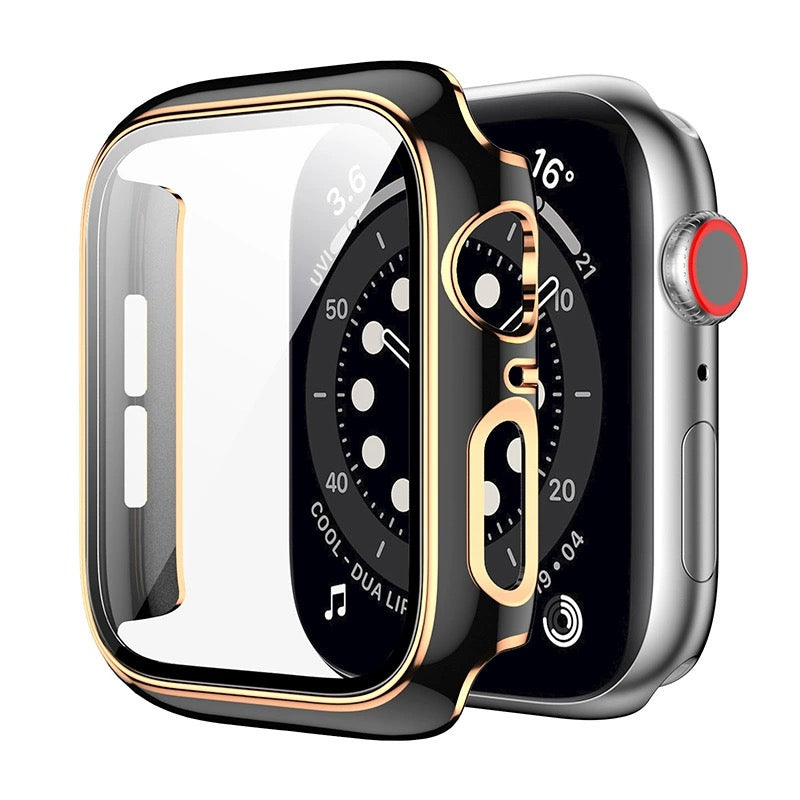 Waterproof Watch Case With Tempered Glass Film