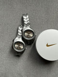 Nike Triax Chronograph Watch Matte Silver – Vintage Grey Stainless Steel Sports Watch, Rare Collectible Timepiece