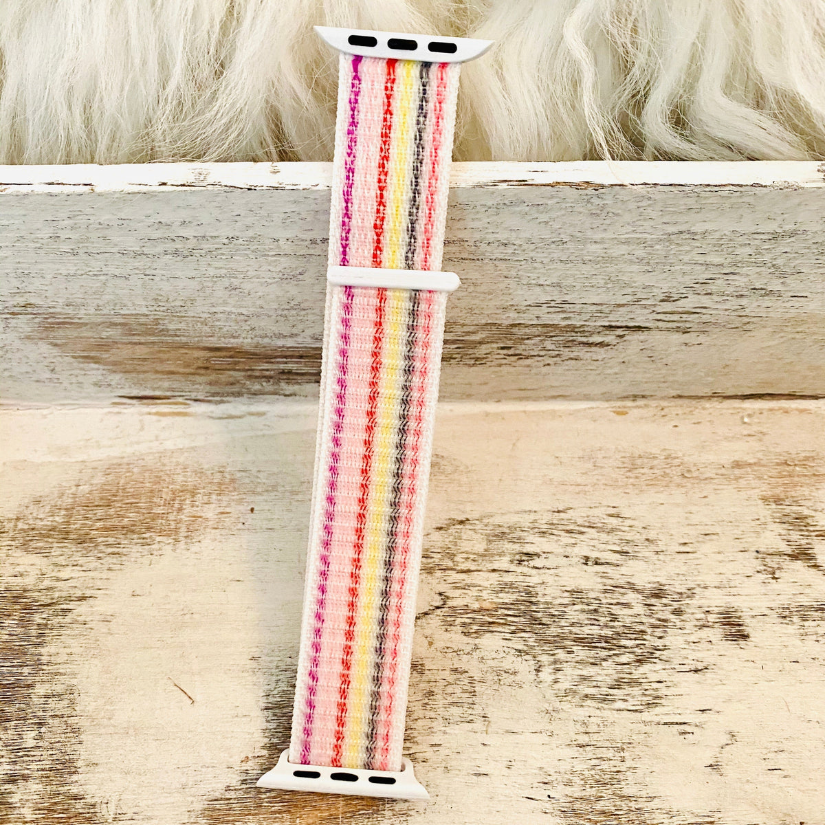 Nylon Fabric Loop Band For Apple Watch Multiple Colors Available