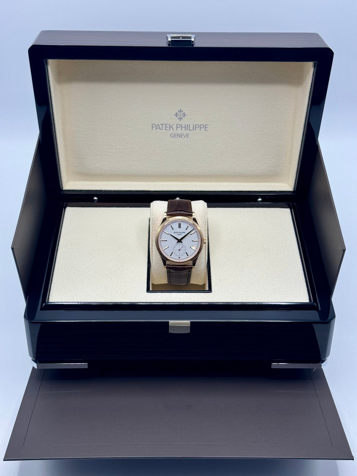Patek Philippe Calatrava 40mm 6119R  Rose Gold White Dial