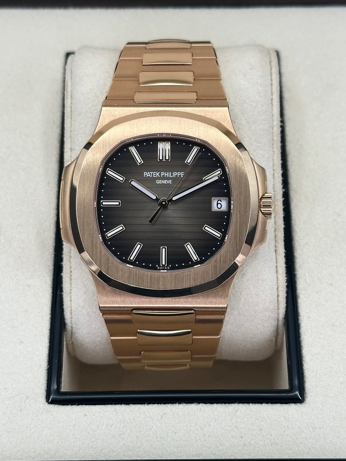 Patek Philippe Nautilus 40mm 5711/1R Rose Gold Brown Dial