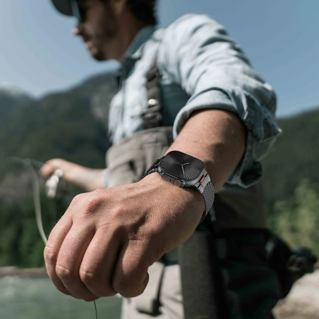 Mecha Milanese Loop Band For Apple Watch