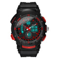 SANDA 775 Watch Male Electronic Watch Adult Middle School Students Youth Multi Functional Sports Water Proof Trend Double Watch