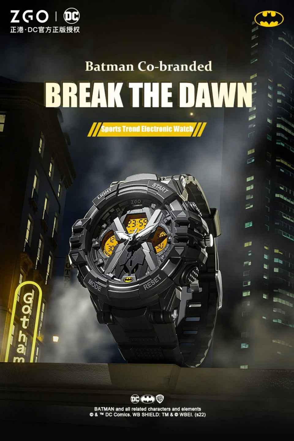 ZGO Warner DC Batman Mechanical Watch