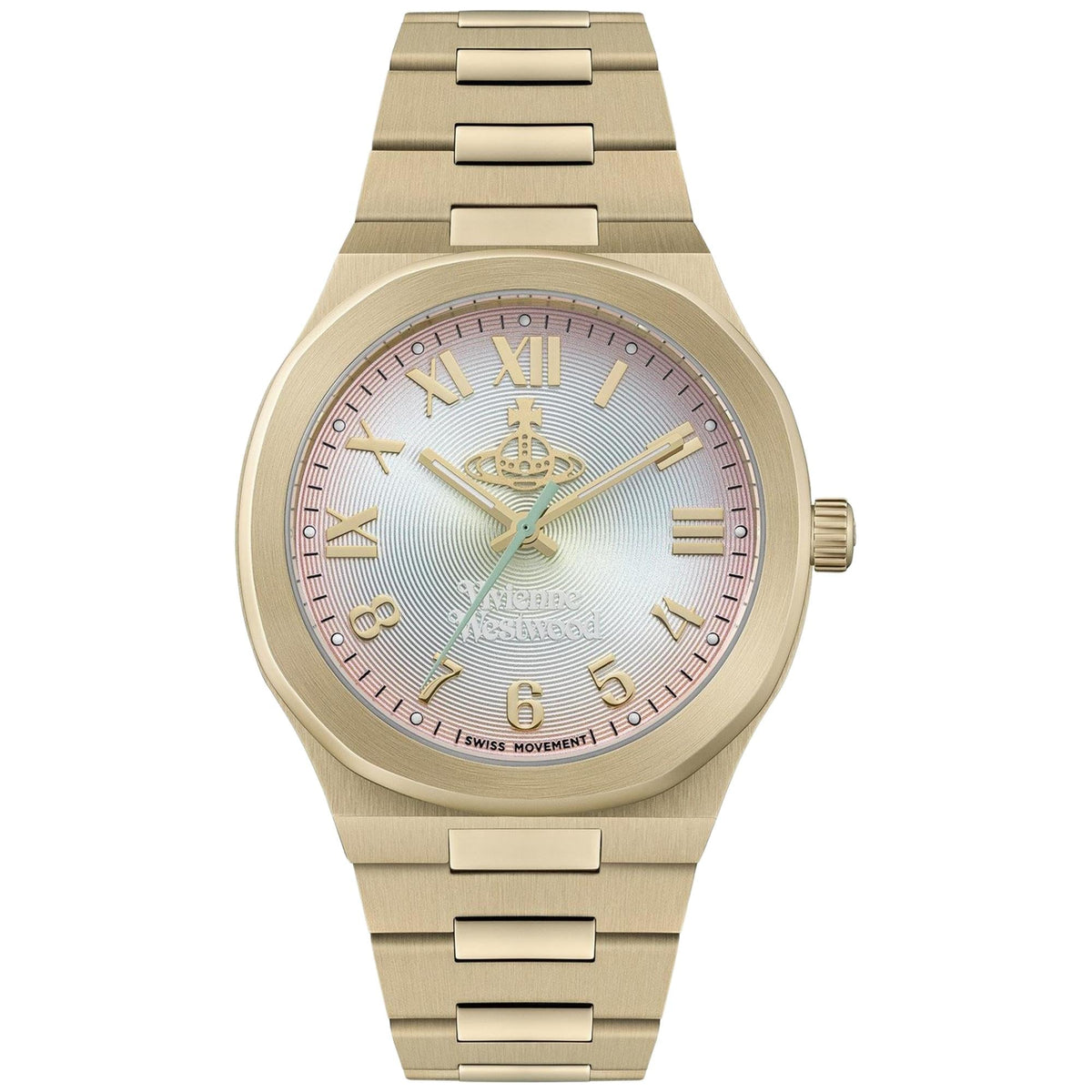 Vivienne Westwood Merton 38mm Multi-Colour Dial Steel Ladies Quartz Watch VV318MTGD