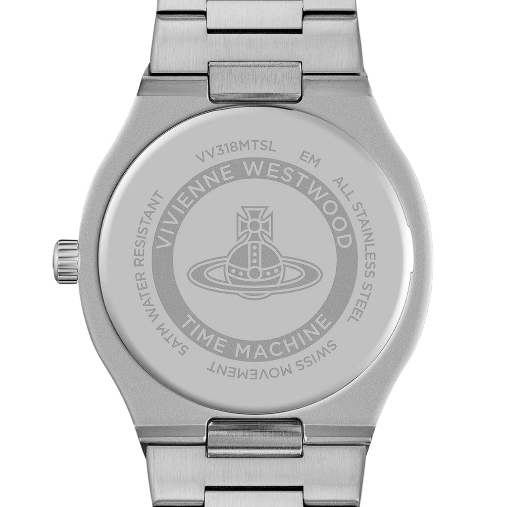 Vivienne Westwood Merton 39mm Multi-Colour Dial Steel Ladies Quartz Watch VV318MTSL