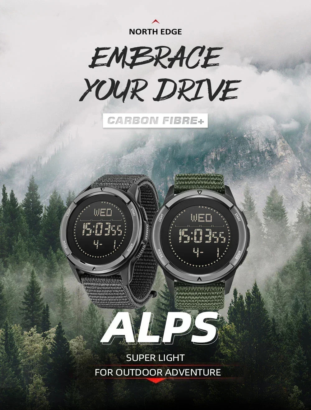 ALPS Outdoor Digital Watch – North Edge