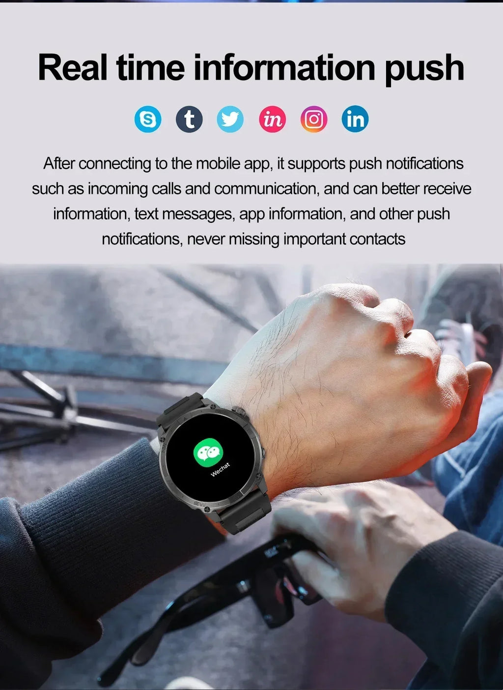 AMOLED Smart Watch - North Edge - GPS Smartwatch