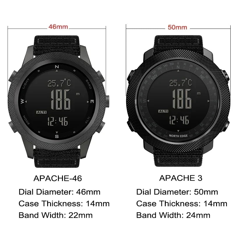 Apache 46 Outdoor Digital Watch – North Edge