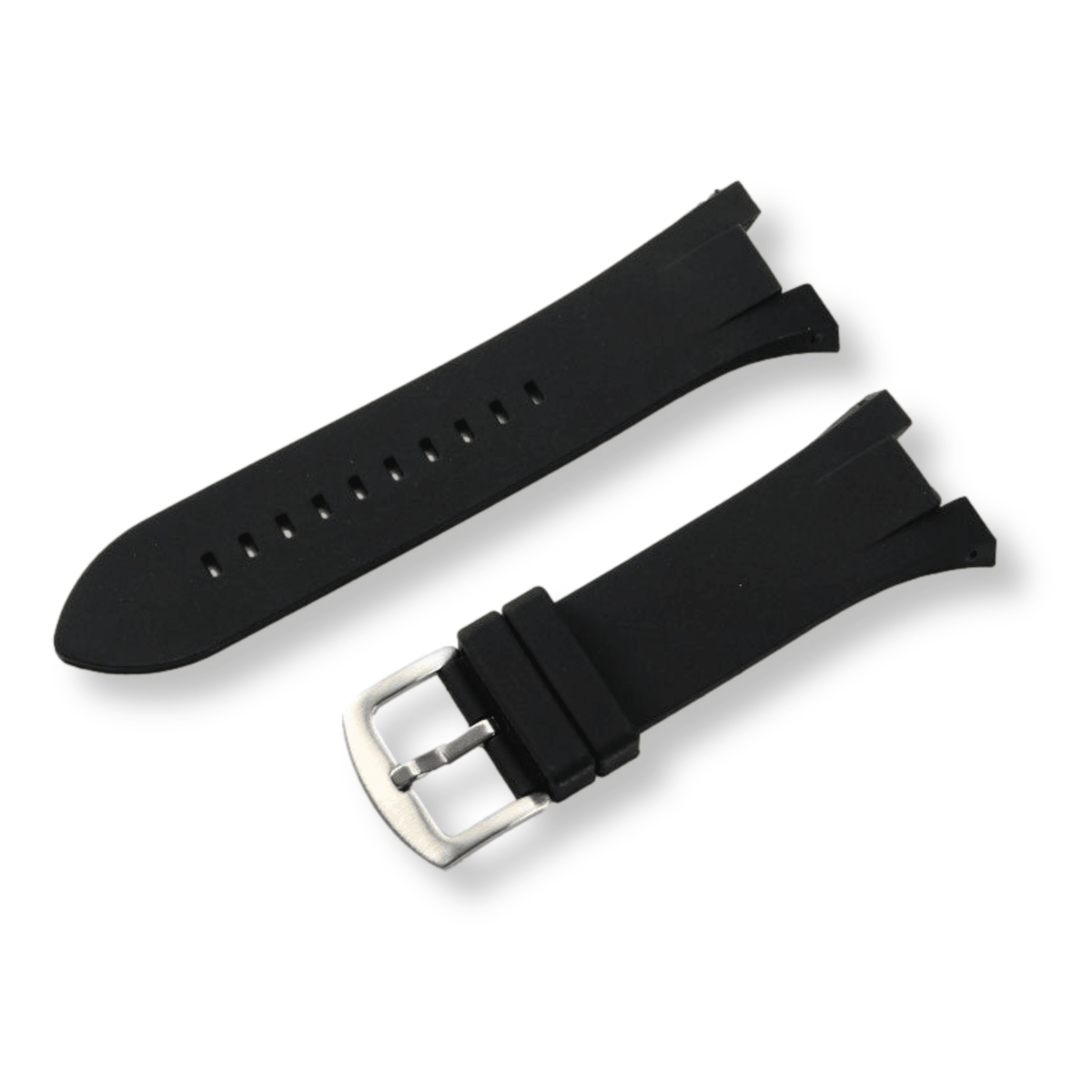 Silicone Notched Watchband for Armani AX